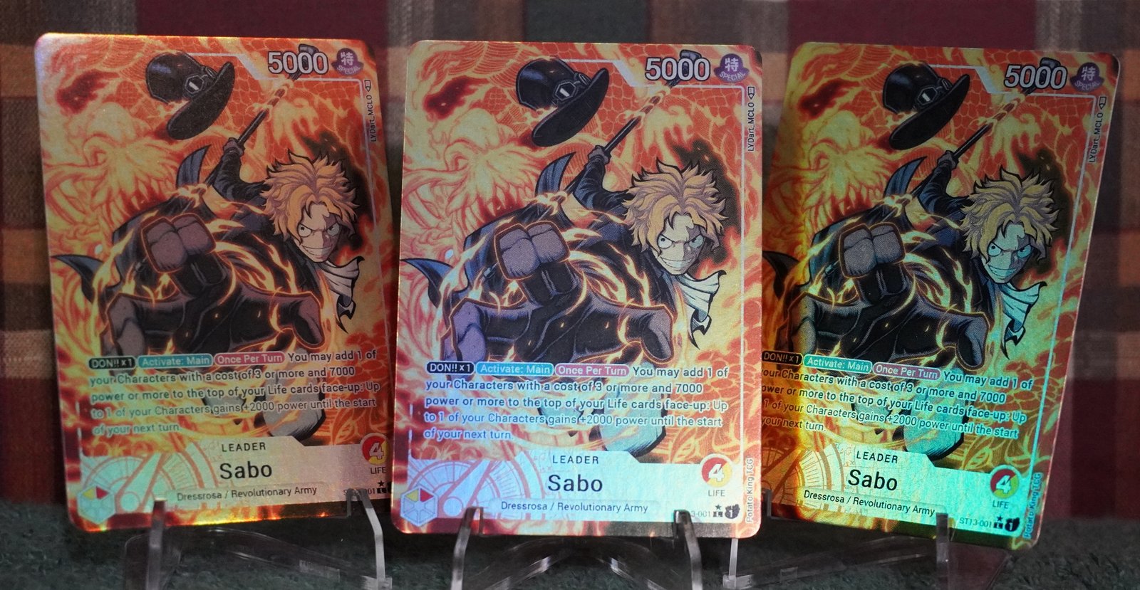 孫三郎ページ ST13 Three Brothers, 3 Leader Card set | PotatoKingTCG